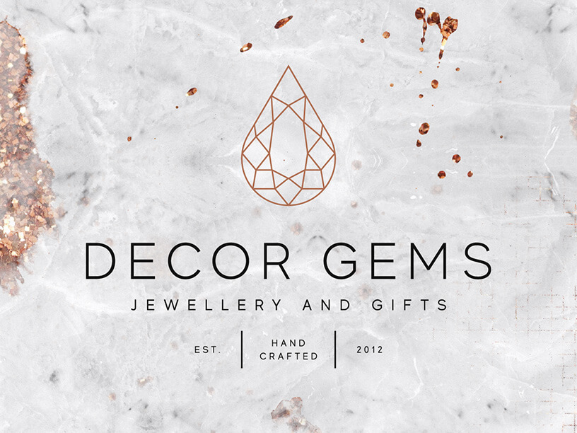 Decor Gems Jewellery and Gifts Logo Design