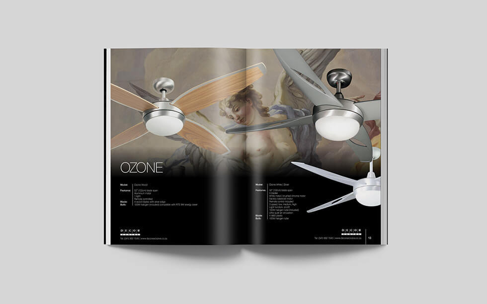 Product Catalog Double Page Spread (DPS) Design and Layout